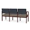 Lesro 3 Seat Tandem Seating W/ No Center Arms, 65 in W 26 in L 31.5 in H, Lenox Series LW3101 - alternate 3